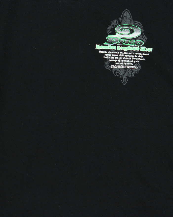 Vintage Y2K 00s Piko Graphic Double Layer T-Shirt - L