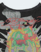 Vintage Y2K 00s Ed Hardy Rhinestone Graphic Long Sleeve T-Shirt - M