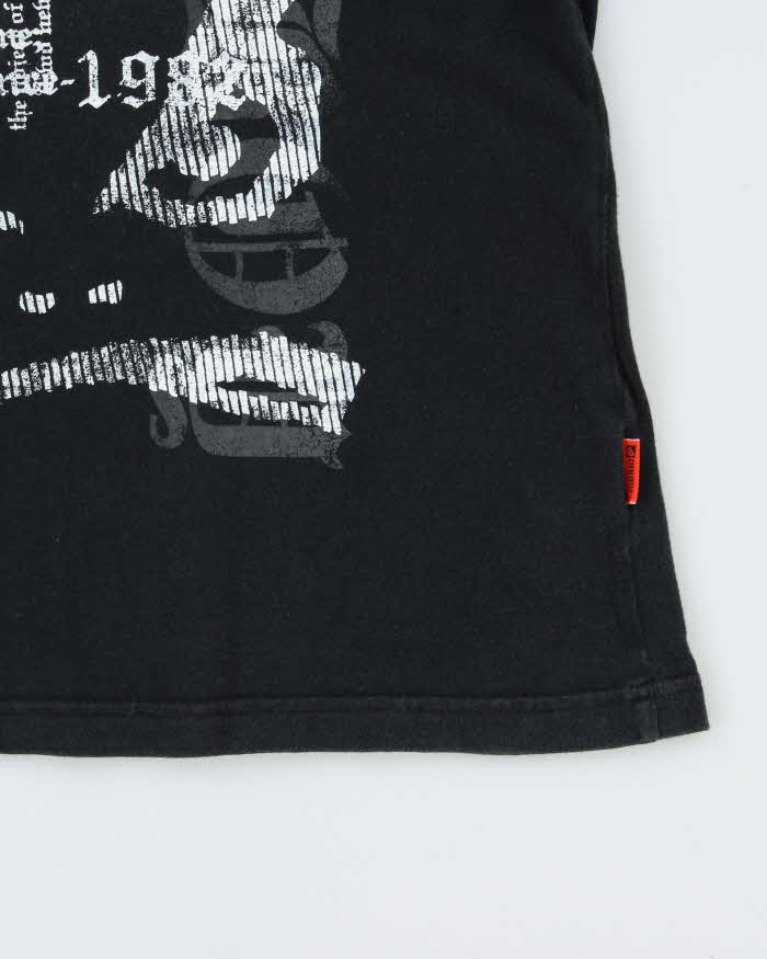 Vintage Y2K 00s BadBoy Gothic Double Layer T-Shirt - L