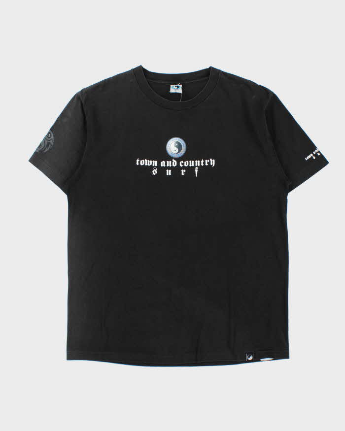 Vintage Y2K 00s T&amp;C Surf Graphic Crewneck T-Shirt - L