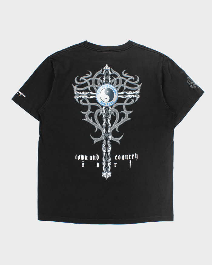 Vintage Y2K 00s T&C Surf Graphic Crewneck T-Shirt - L