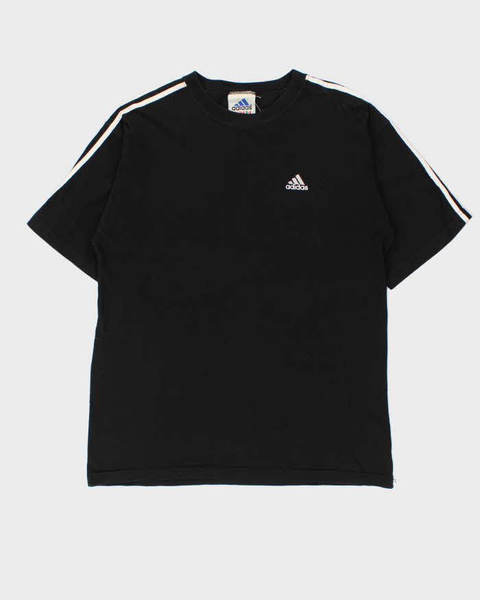 Vintage 1990s Adidas Heavyweight Embroidered Oversized Crewneck T-Shirt - M