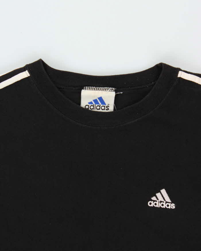 Vintage 1990s Adidas Heavyweight Embroidered Oversized Crewneck T-Shirt - M