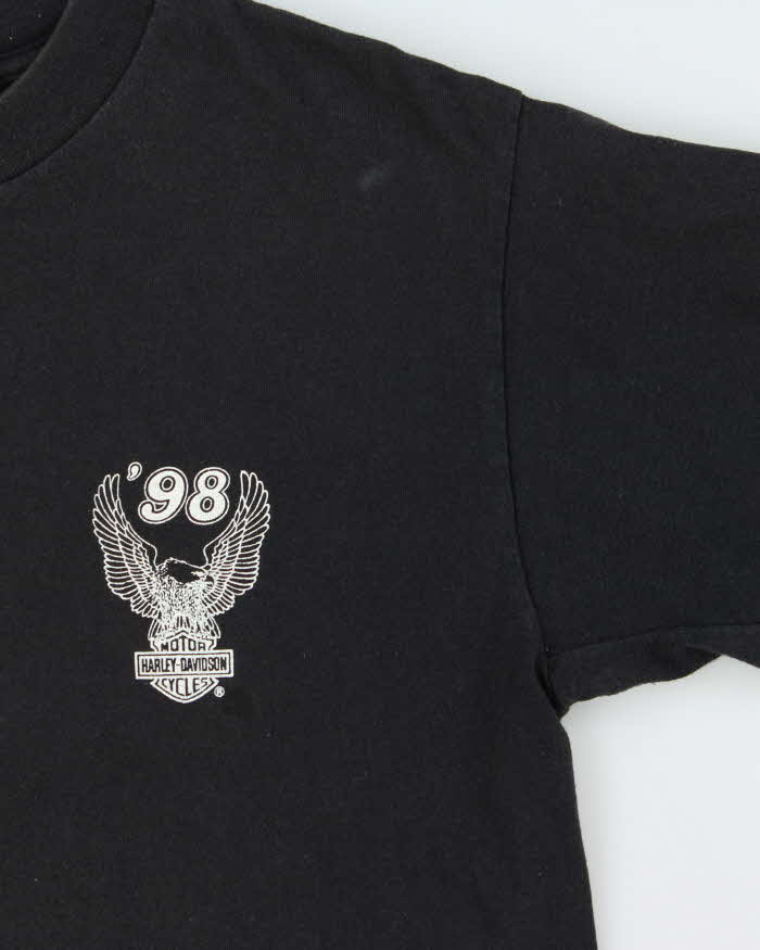 Vintage 1998 Harley Davidson Japan Single Stitch Crewneck T-Shirt - L