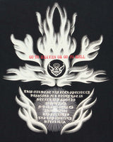 Vintage Y2K 00s Angel Devil Graphic Crewneck T-Shirt - M