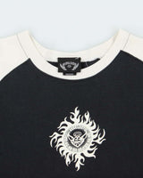 Vintage Y2K 00s Angel Devil Graphic Crewneck T-Shirt - M