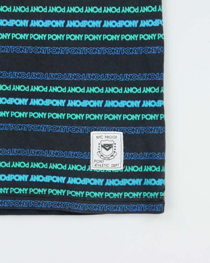 Vintage 00s Pony Repeat Print Crewneck T-Shirt - XXXL