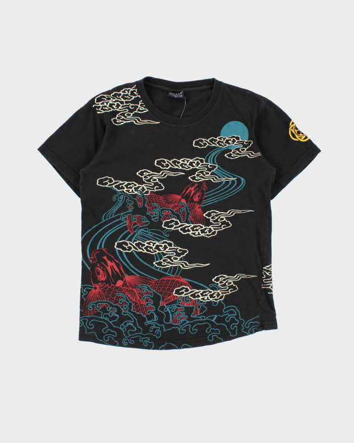 Vintage Y2K 00s Bullet Noise Japan Sukajan Crewneck T-Shirt - L