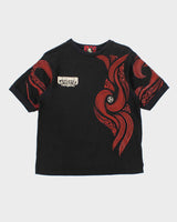 Vintage Y2K 00s Japanese Metal Maximum The Hormone 'Peacemaker'  Rubberised Graphic Crewneck T-Shirt - M