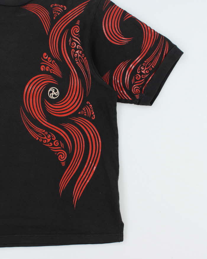 Vintage Y2K 00s Japanese Metal Maximum The Hormone 'Peacemaker'  Rubberised Graphic Crewneck T-Shirt - M