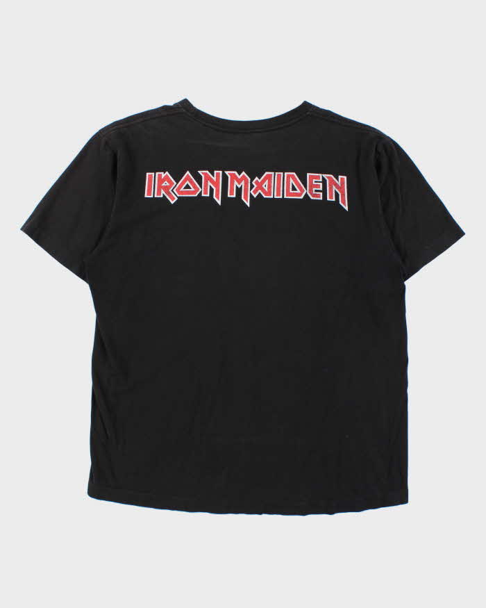 Vintage 1990s Iron Maiden Skull Graphic Single Stitch Crewneck T-Shirt - L