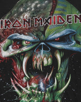 Vintage 1990s Iron Maiden Skull Graphic Single Stitch Crewneck T-Shirt - L