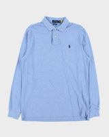 Vintage Polo Ralph Lauren Custom Slim Fit Long Sleeve Polo Shirt - L