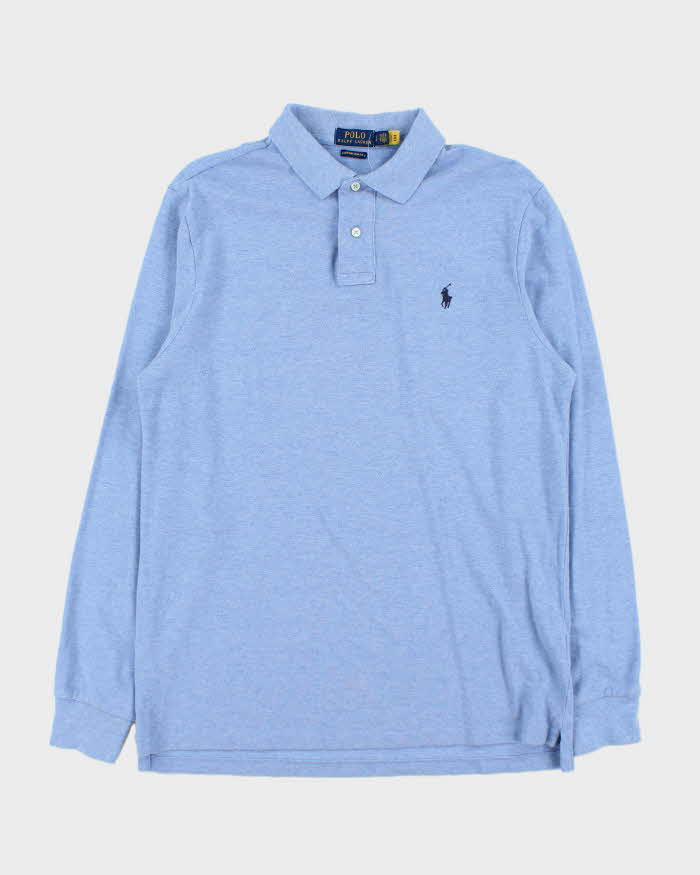 Vintage Polo Ralph Lauren Custom Slim Fit Long Sleeve Polo Shirt - L
