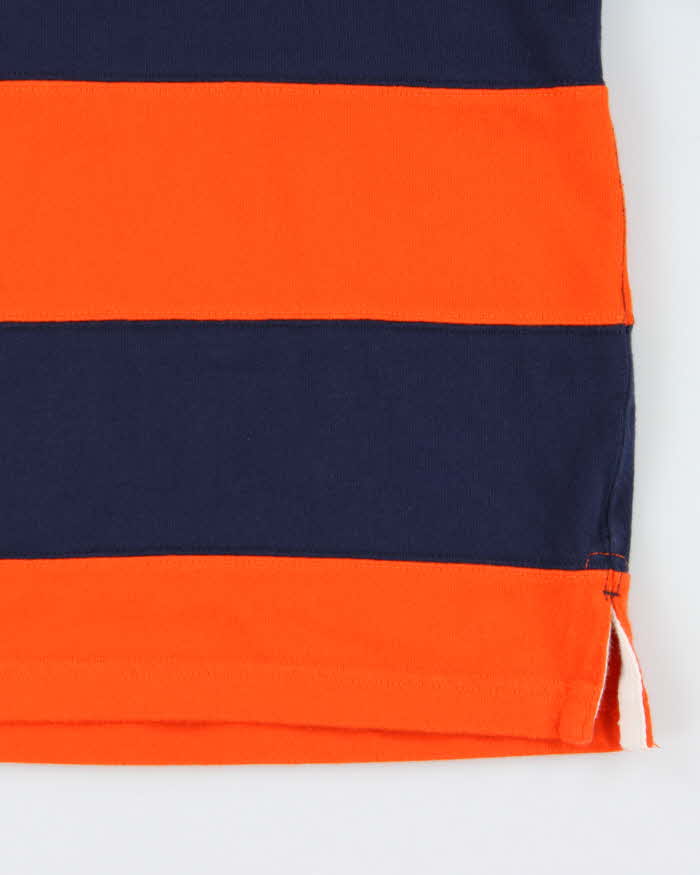 Vintage Y2K 00s American Living Sriped Heavyweight Long Sleeve Rugby Shirt - L