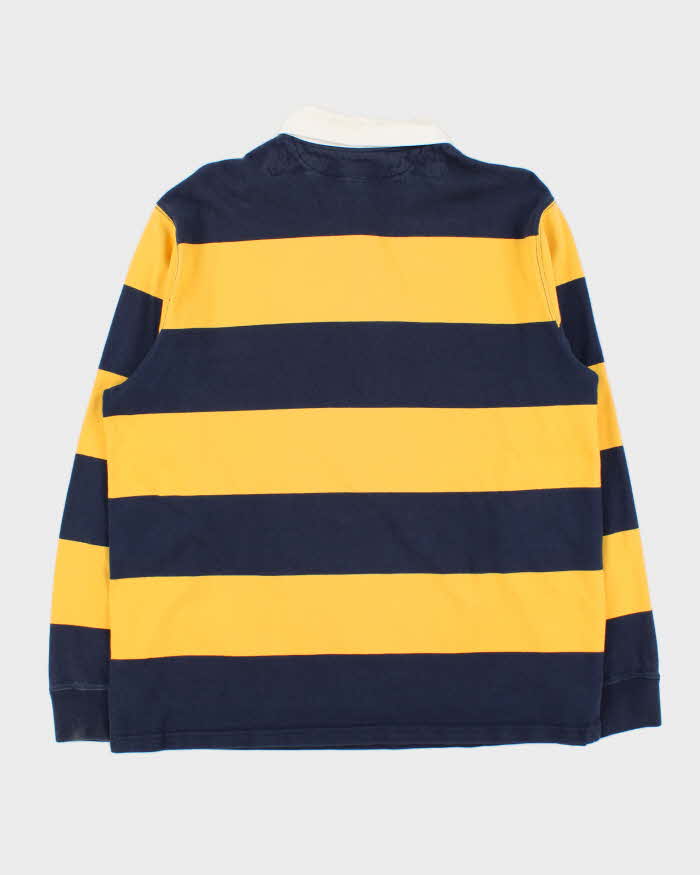 Vintage Y2K 00s Polo Ralph Lauren Striped Long Sleeve Rugby Shirt - XL