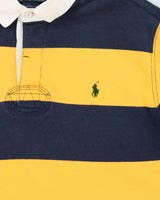Vintage Y2K 00s Polo Ralph Lauren Striped Long Sleeve Rugby Shirt - XL