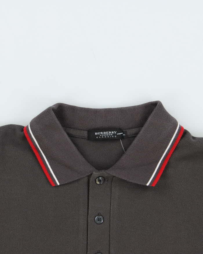 Vintage Y2K 00s Burberry Classics Short Sleeve Polo Shirt - L