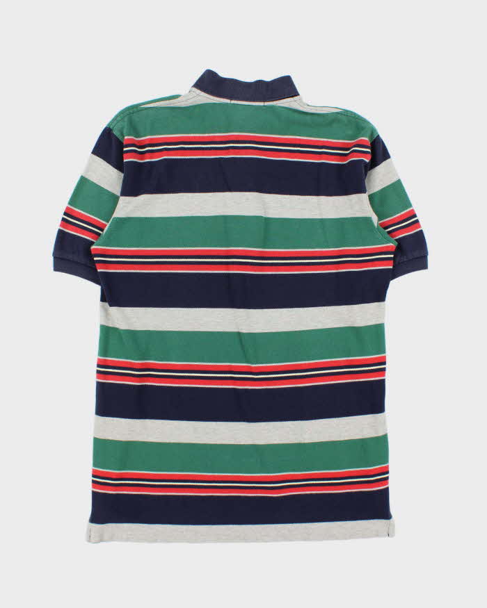 Vintage Early 1990s Polo Ralph Lauren Striped Polo Shirt - L