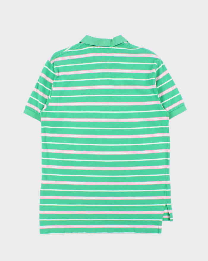 Vintage Y2K 00s Polo Ralph Lauren Striped Polo Shirt - L