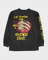 Vintage 1995 Blue Grape Machine Head Burn My Eyes Long Sleeve Band T-shirt - L