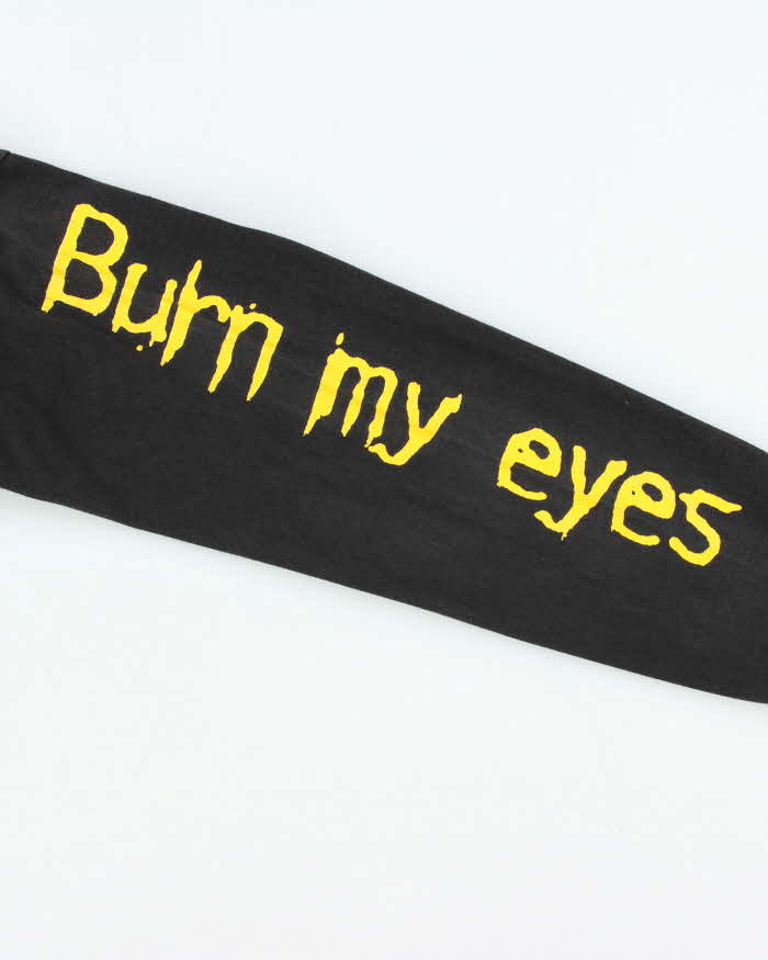 Vintage 1995 Blue Grape Machine Head Burn My Eyes Long Sleeve Band T-shirt - L