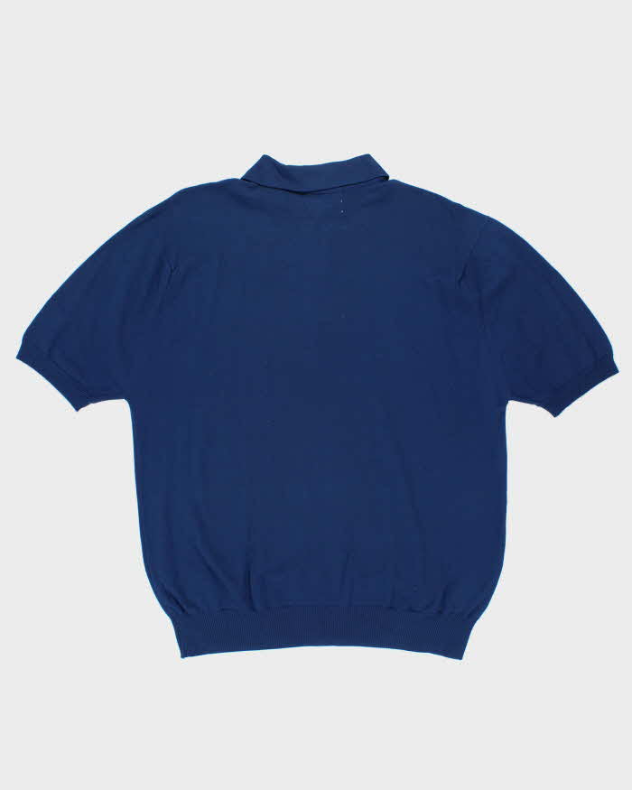 Vintage 1970s Puritan Merino Wool Short Sleeve Polo Shirt - XL