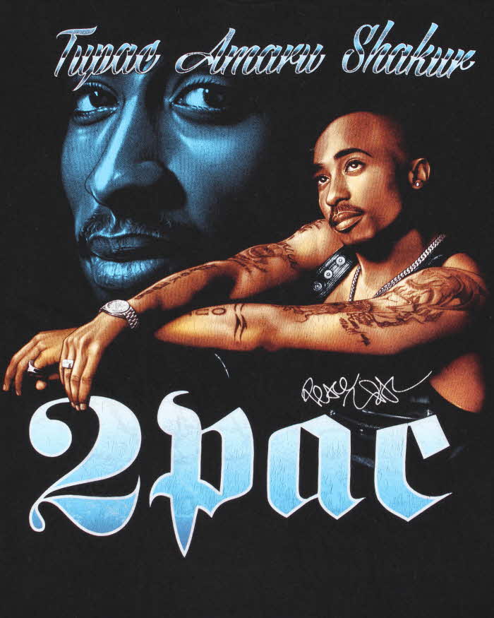 Vintage 1990s The Roxx Tupac Shakur Memorial Single Stitch T-Shirt - L