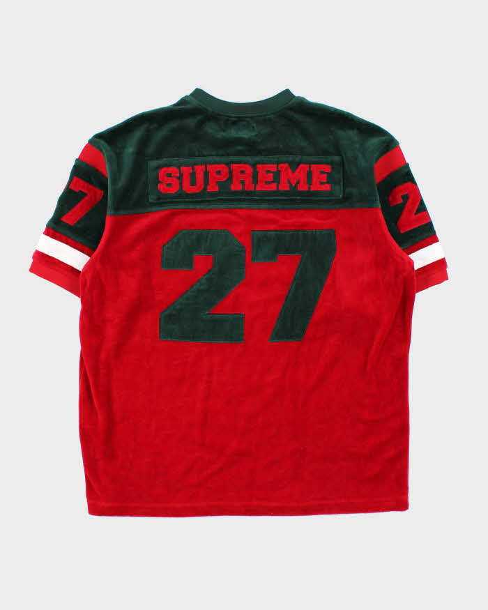 FW2019 Supreme Velour American Football Jersey - M