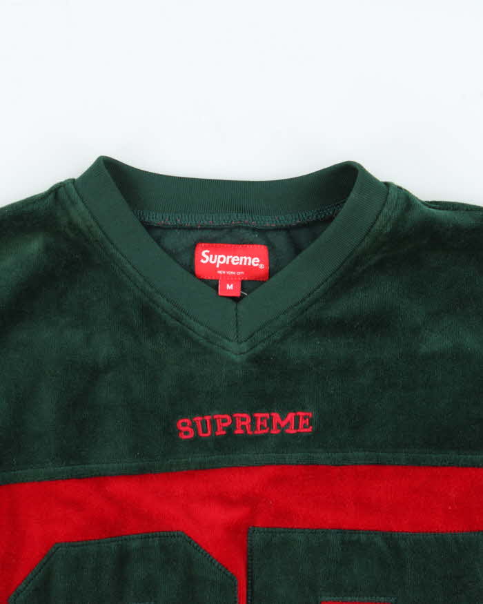 FW2019 Supreme Velour American Football Jersey - M