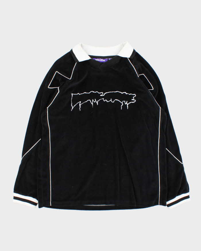 Fucking Awesome Velour Long Sleeve Soccer Jersey - M