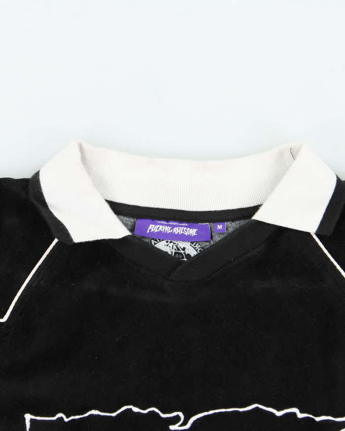 Fucking Awesome Velour Long Sleeve Soccer Jersey - M