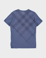 Vintage Y2K 00s Burberry Nova Check Print Crewneck T-Shirt - S