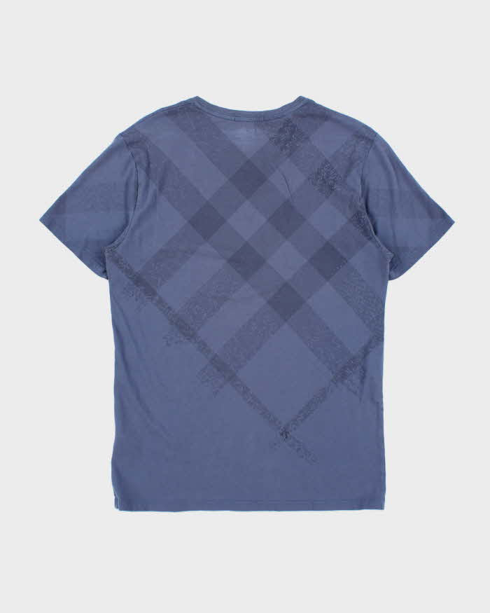 Vintage Y2K 00s Burberry Nova Check Print Crewneck T-Shirt - S