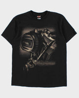 Vintage Harley Davidson Screamin Eagle Gasoline Alley Crewneck T-Shirt - L