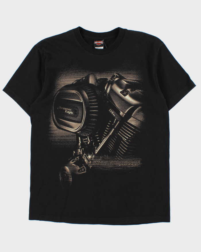Vintage Harley Davidson Screamin Eagle Gasoline Alley Crewneck T-Shirt - L