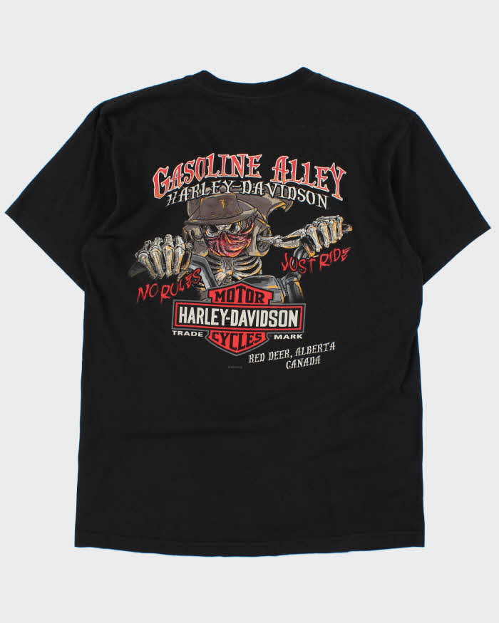 Vintage Harley Davidson Screamin Eagle Gasoline Alley Crewneck T-Shirt - L