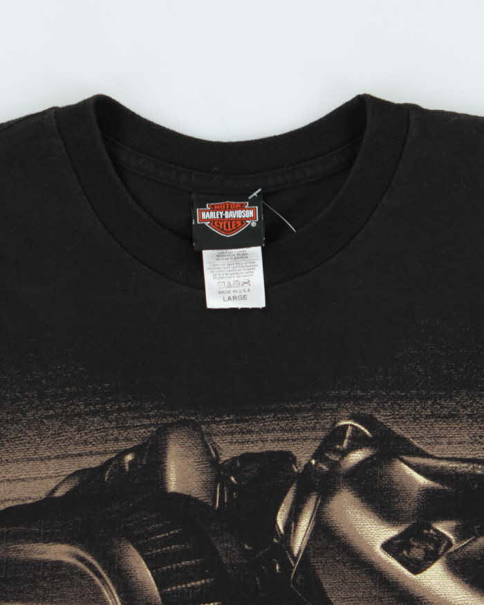 Vintage Harley Davidson Screamin Eagle Gasoline Alley Crewneck T-Shirt - L