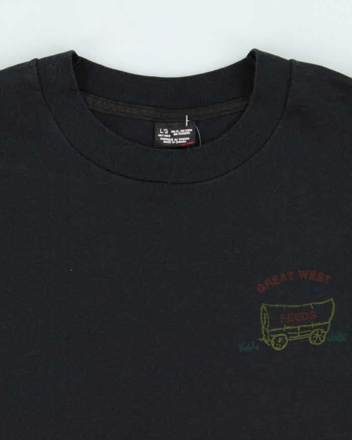 Vintage 1990s Great West Screen Stars Made In USA Single Stitch Crewneck T-Shirt - L