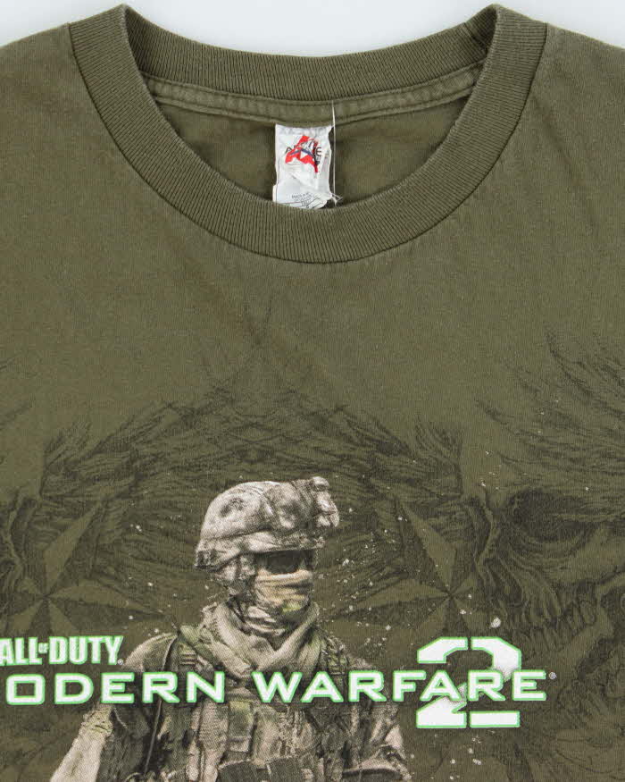 2009 Call Of Duty Modern Warfare 2 Infinity Ward Crewneck T-Shirt - L