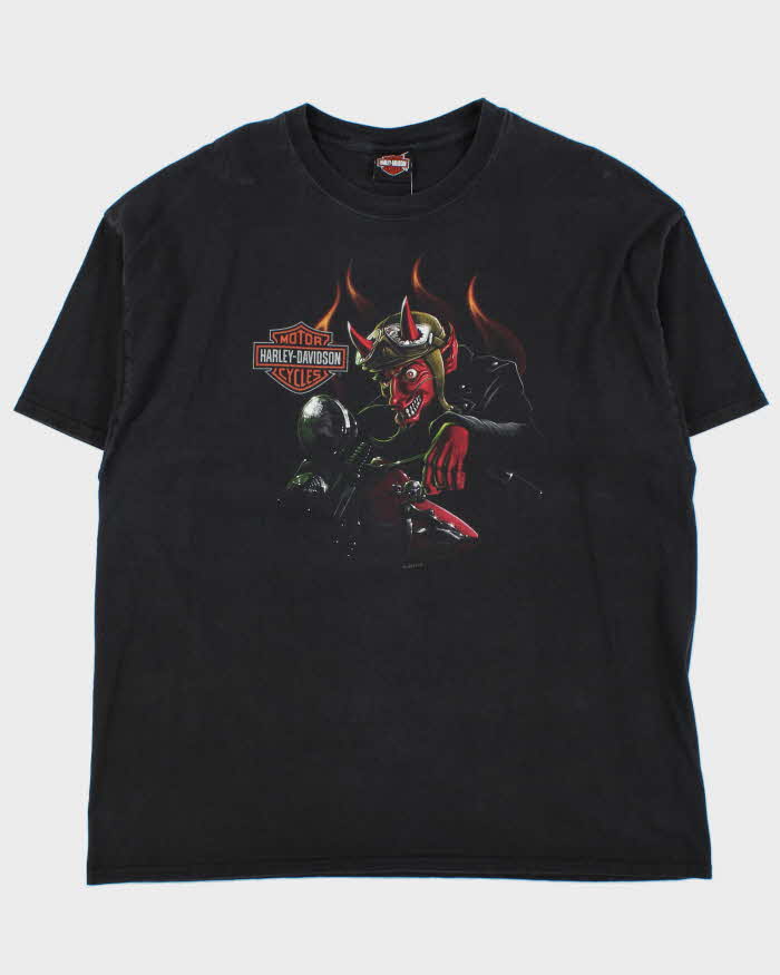 Vintage Harley Davidson Devil Rider Kane's Calgary Crewneck T-Shirt - 2XL