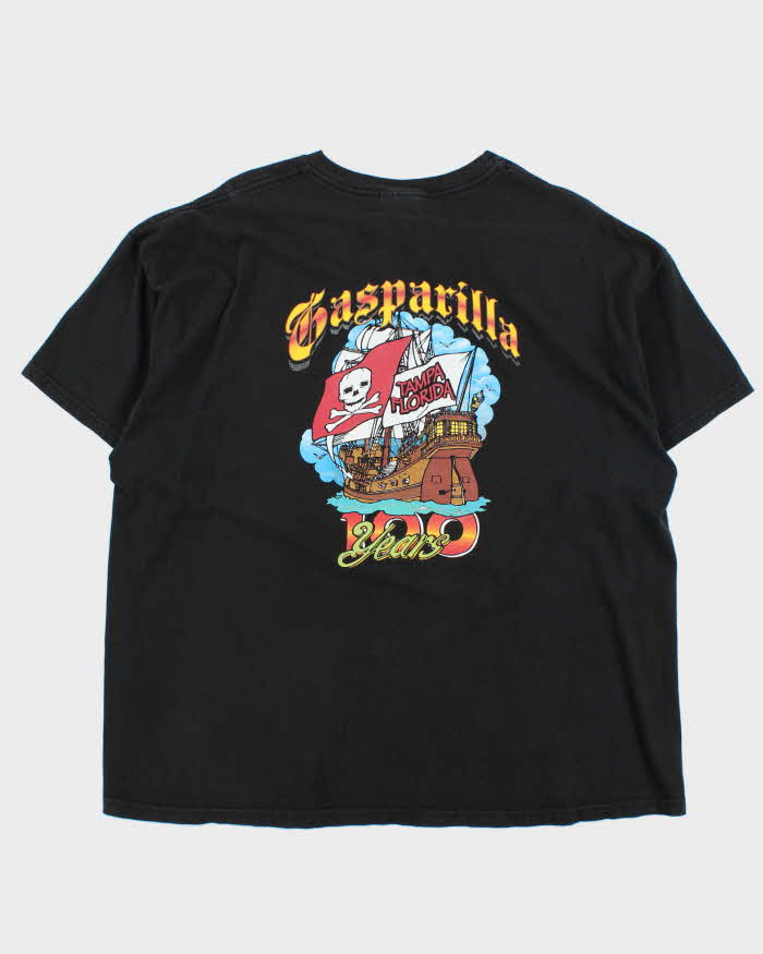Vintage 00s Casparilla Party Store Hanes Heavyweight Crewneck T-Shirt - XXL