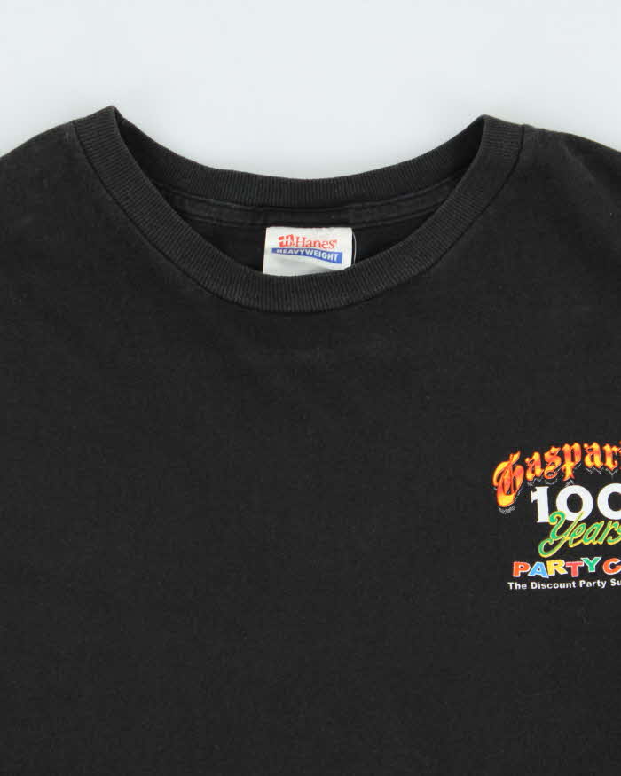 Vintage 00s Casparilla Party Store Hanes Heavyweight Crewneck T-Shirt - XXL