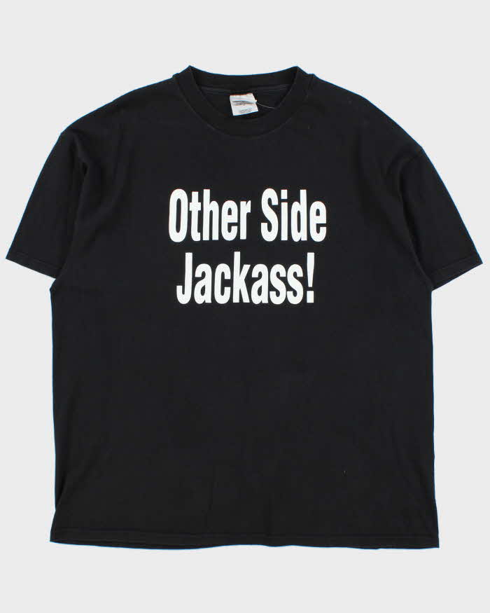 Vintage 1998 WWF Attitude Stone Cold Stedman By Hanes Crewneck T-Shirt - XL