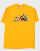 Vintage 1990s Micky Inc Embroidered Heavyweight Crewneck T-Shirt - XL