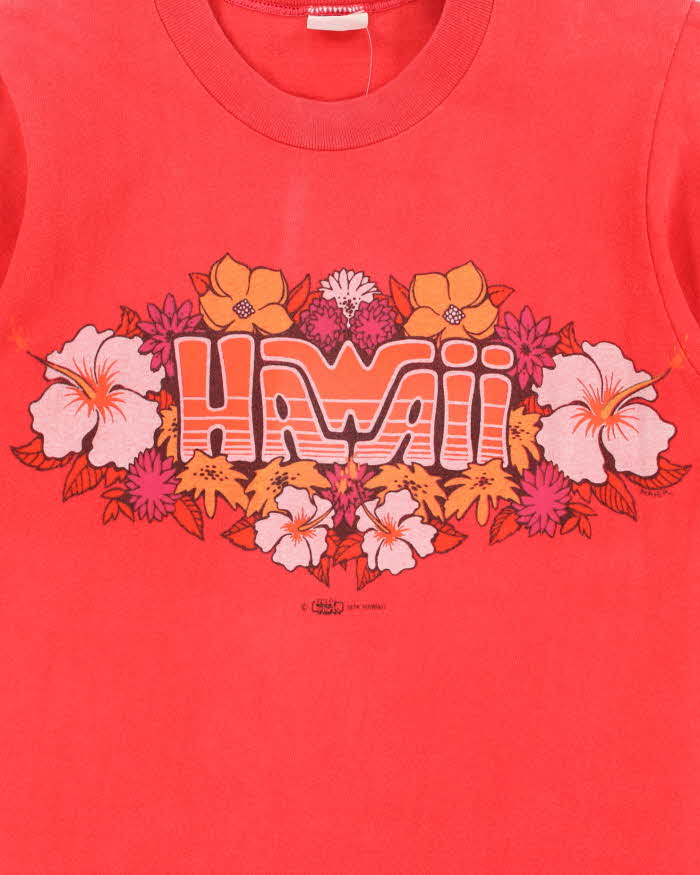 Vintage 1974 Crazy Shirt Hawaii Single Stitch Crewneck T-Shirt - S