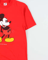 Deadstock Vintage 1980s Walt Disney Micky Jerzees Single Stitch Crewneck T-Shirt - M