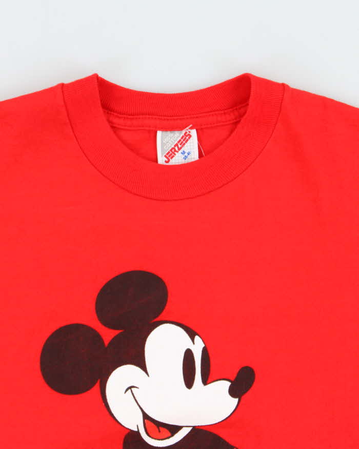Deadstock Vintage 1980s Walt Disney Micky Jerzees Single Stitch Crewneck T-Shirt - M