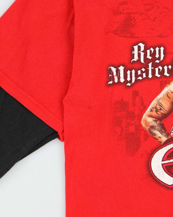 Vintage 2008 Hybrid WWE Ray Mysterio 619 Double Layer Long-Sleeve T-Shirt - M