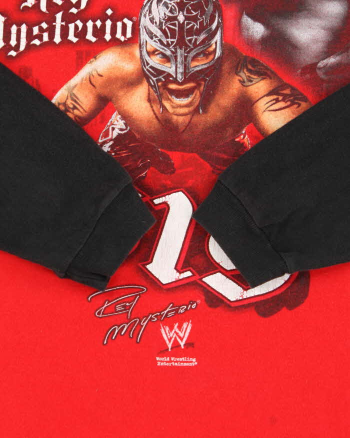 Vintage 2008 Hybrid WWE Ray Mysterio 619 Double Layer Long-Sleeve T-Shirt - M